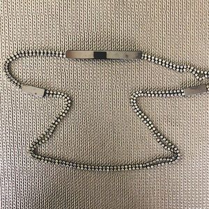 Rhinestone belt-34 inch length